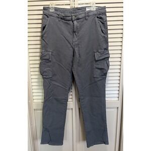 32 Cool Cargo Mens Gray Pants Size 34 Zip Mid Rise 10.5 Comfort Outdoor